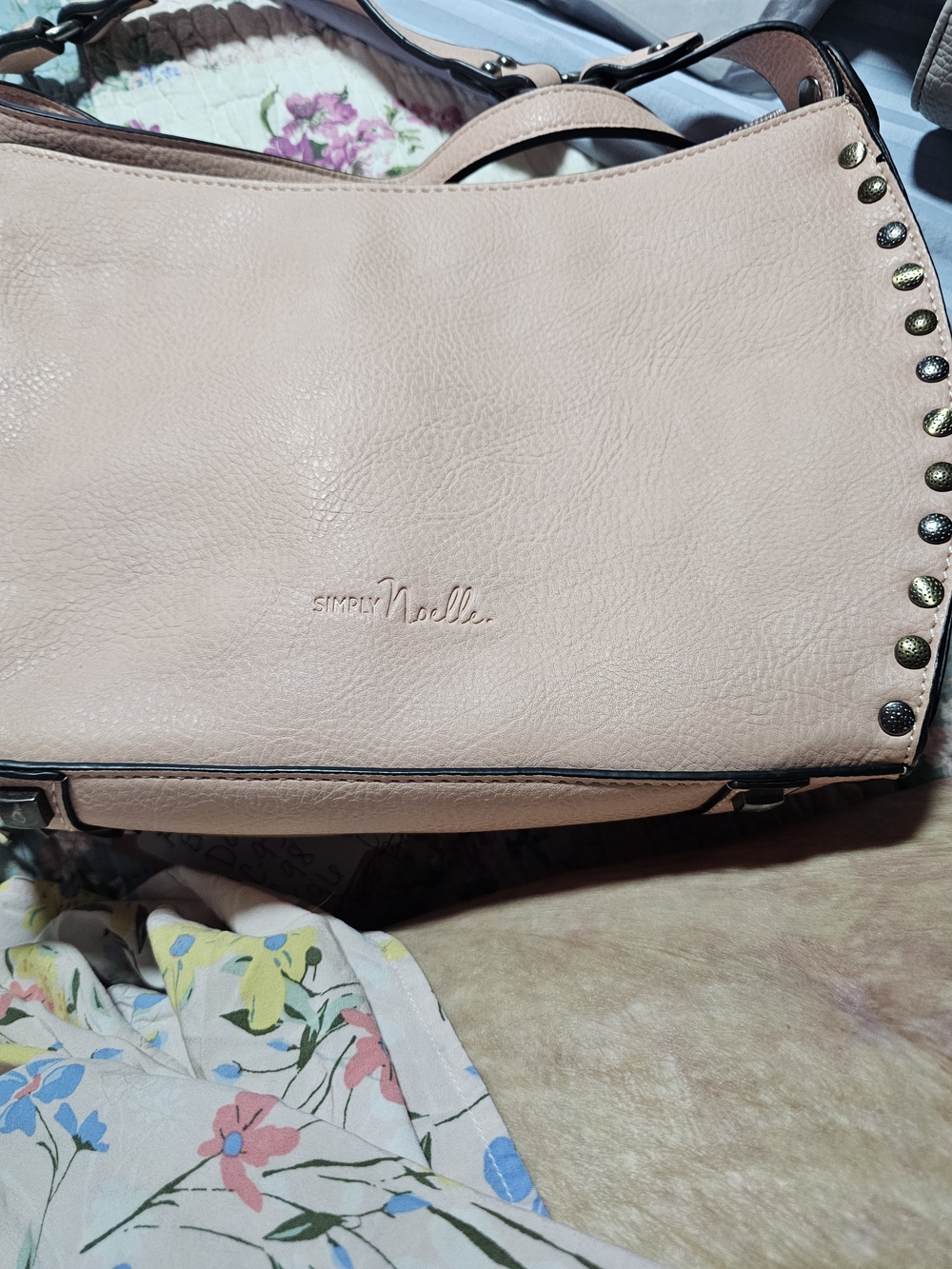 Simply Noelle Peach Crossbody Bag